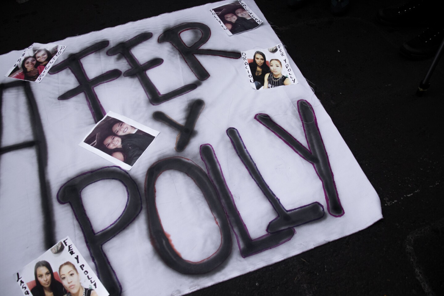 Marcha para exigir justicia por Polly y Fernanda