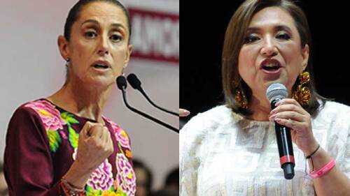Claudia Sheinbaum y Xóchitl Gálvez