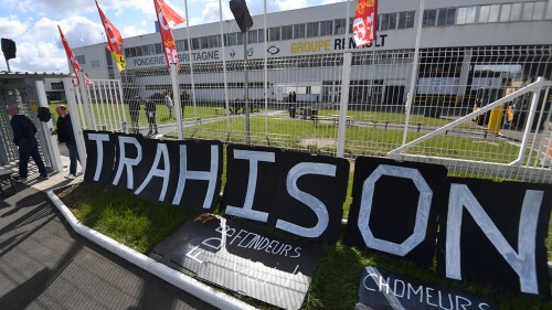FRANCE-INDUSTRY-ECONOMY-AUTO-RENAULT-STRIKE