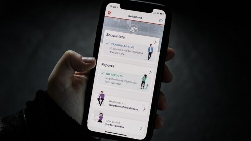 SWITZERLAND-HEALTH-VIRUS-IT-TECHNOLOGY