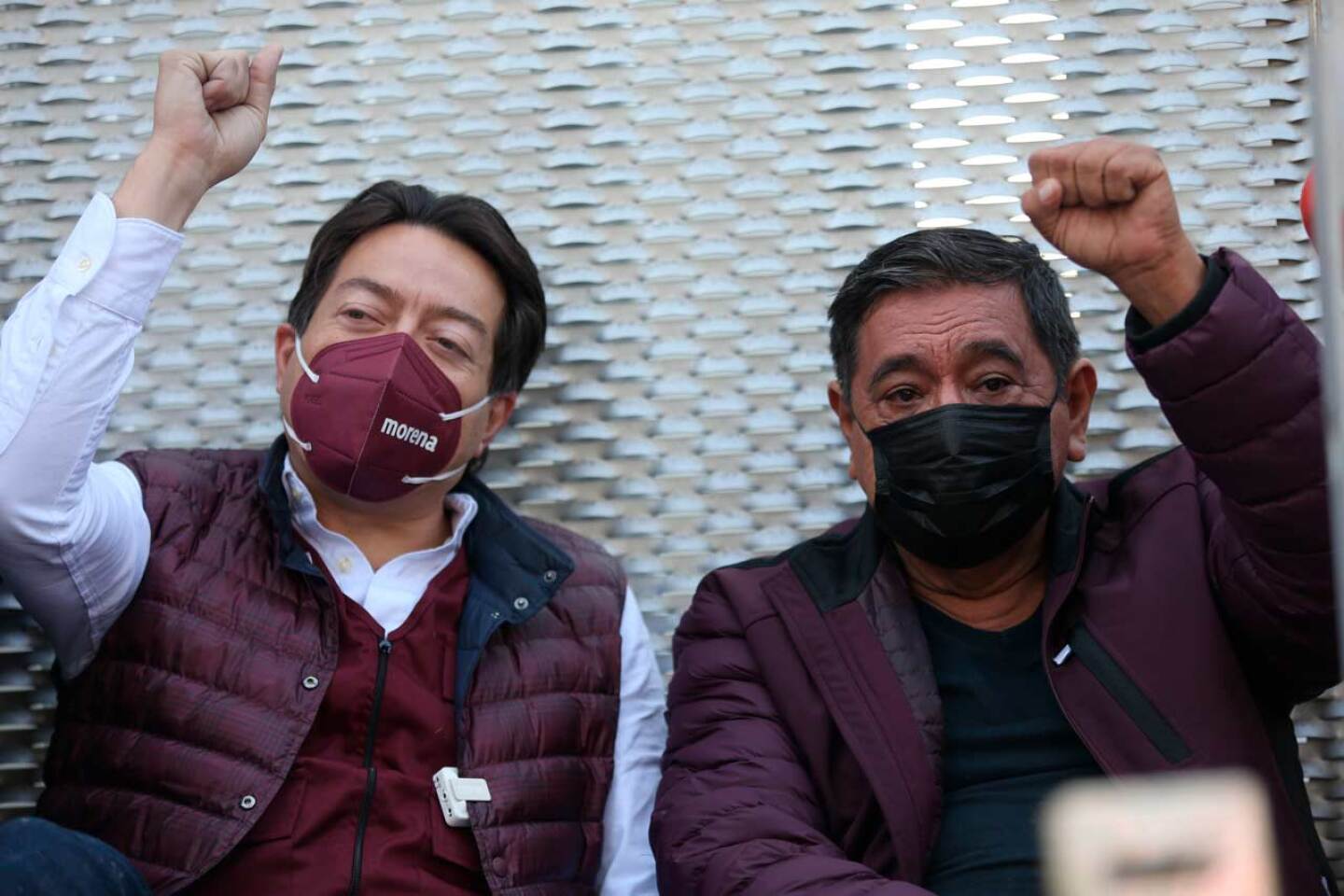 Mario Delagado y Felix Salgado macedonio