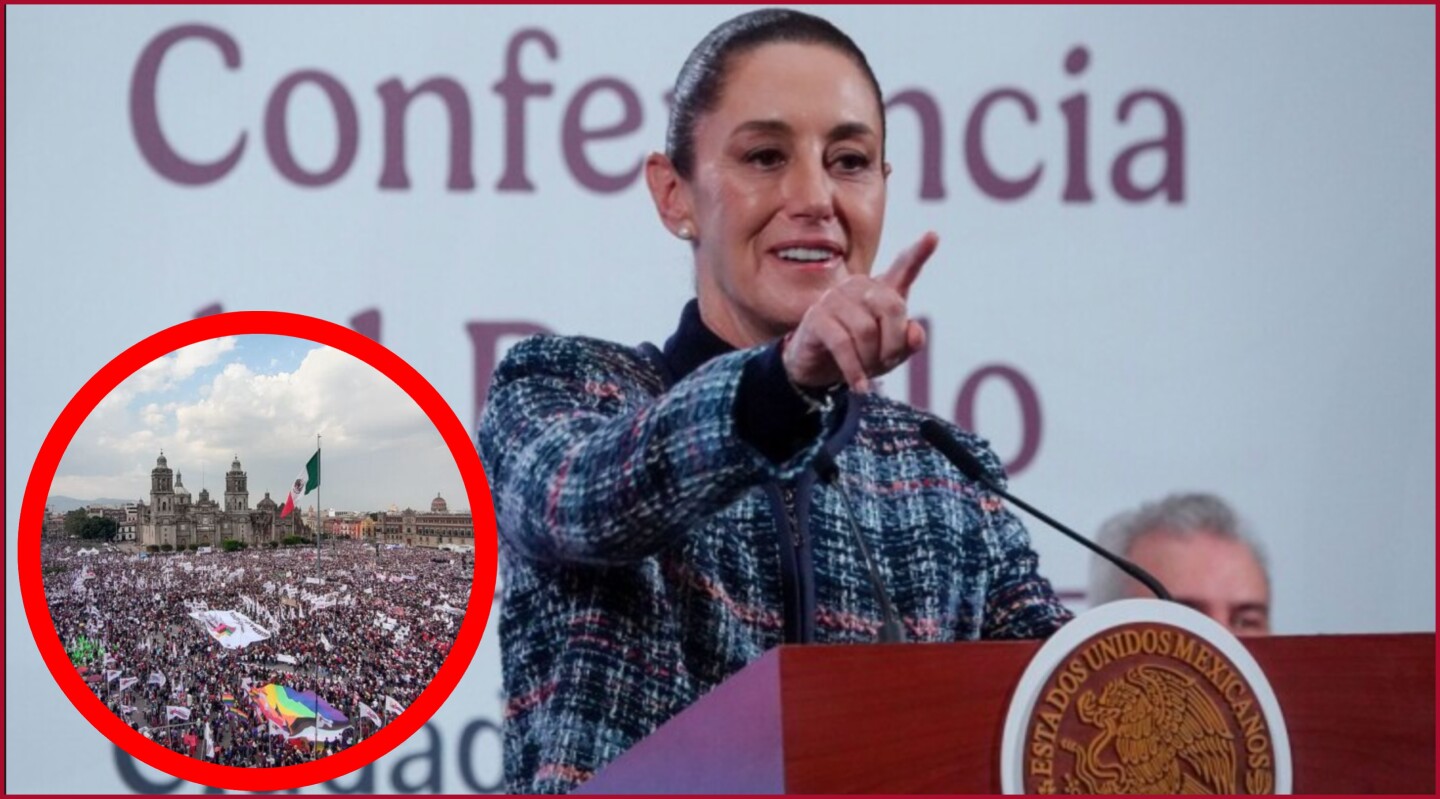 Sheinbaum cierra primer informe en el Zócalo CDMX