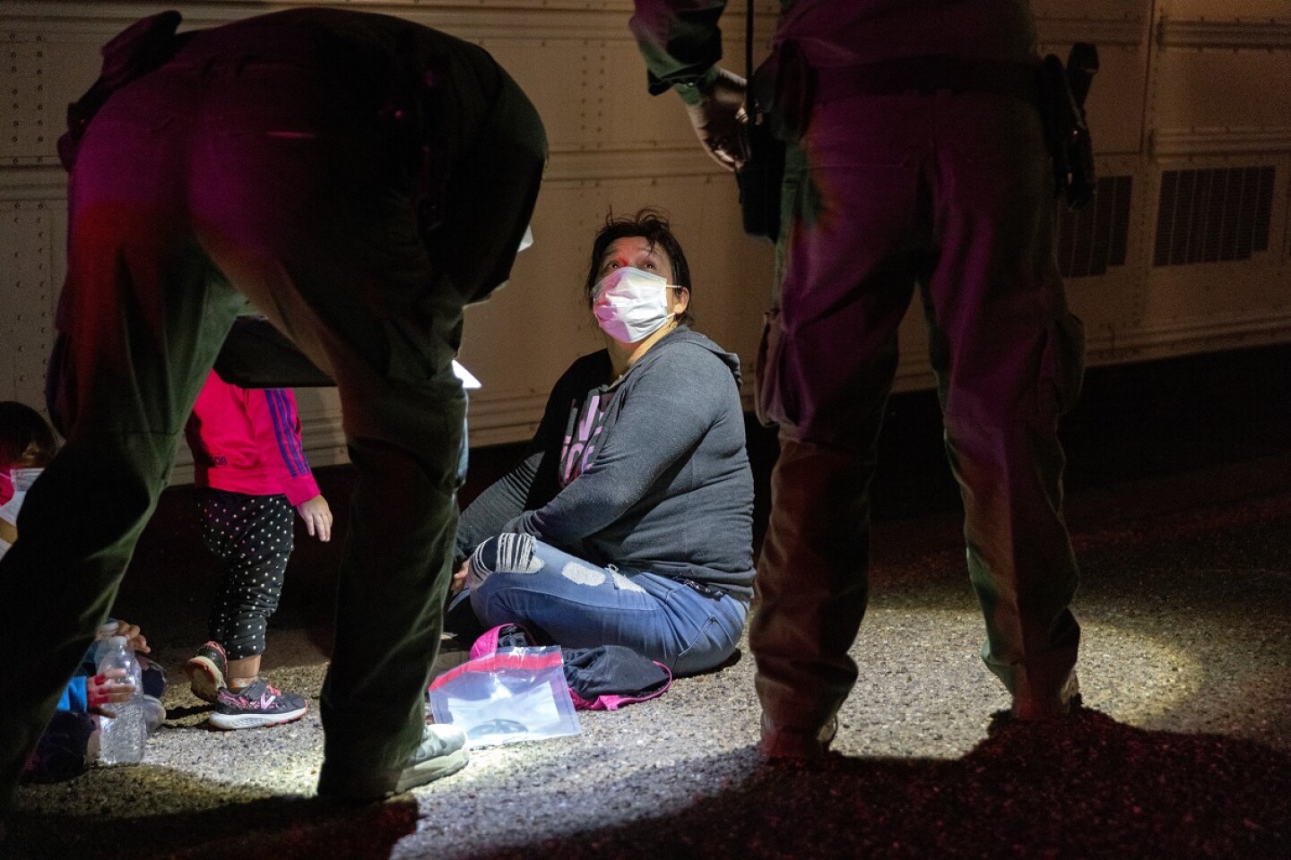 Migrants Cross Into Texas From Mexico