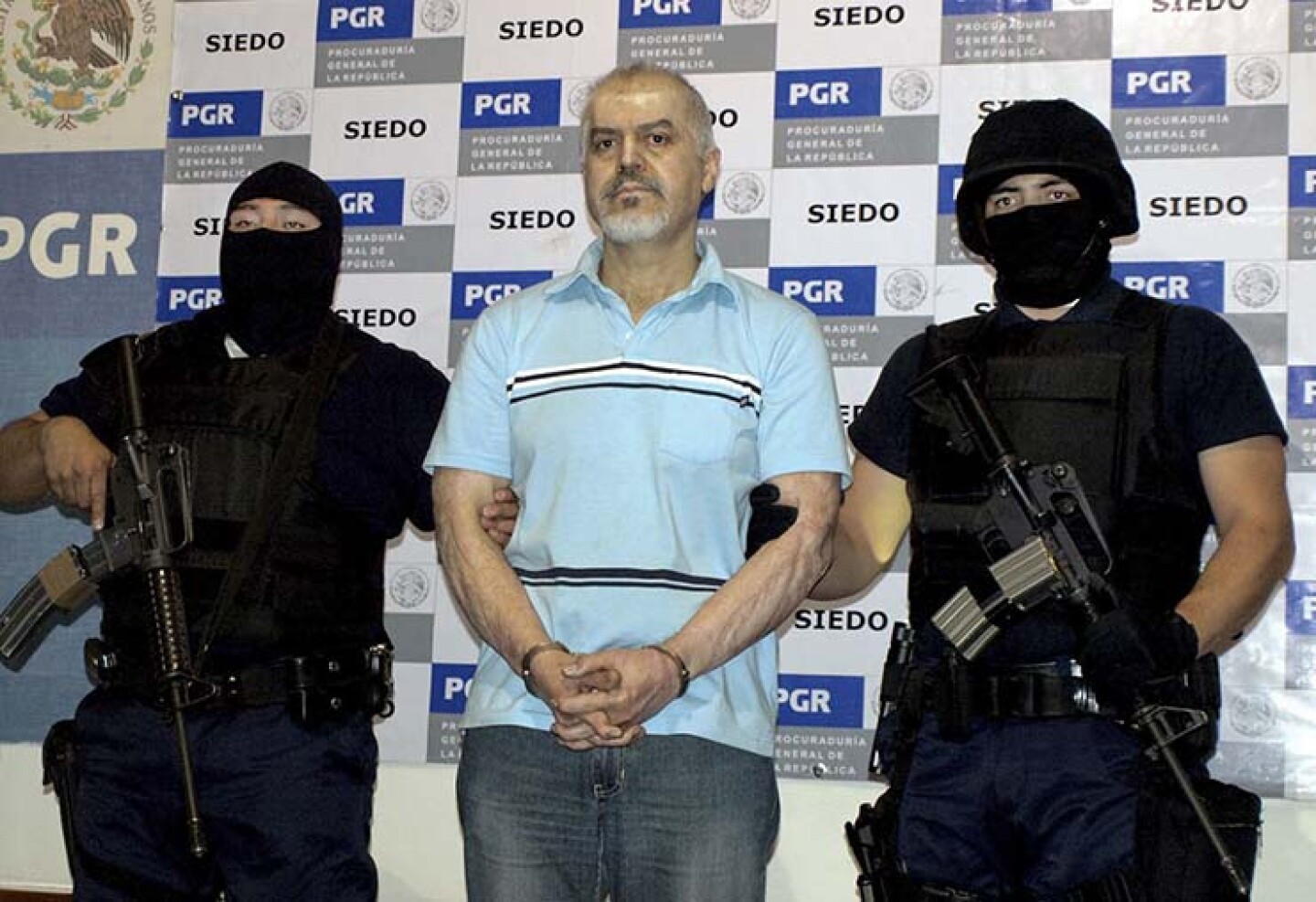 MÉXICO, D.F., 23MAYO2013.- El narcotraficante mexicano Eduardo Arellano Félix, alias "El Doctor", se declarará culpable de varios cargos mañana viernes ante una corte federal en San Diego, California; reveló la portavoz de la fiscalía, Debra Hartman