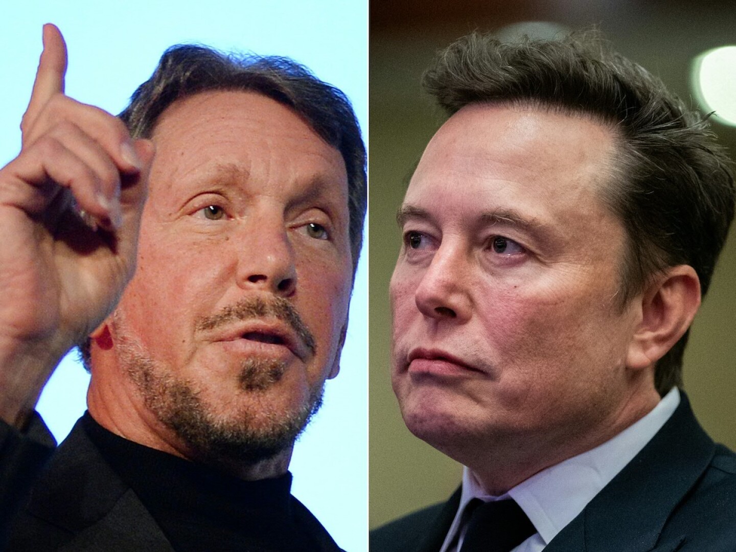 Larry Ellison y Elon Musk
