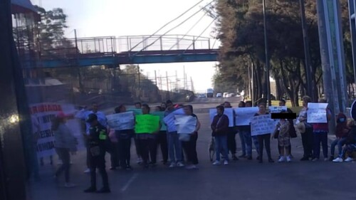 bloqueo calzada ignacio zaragoza hoy