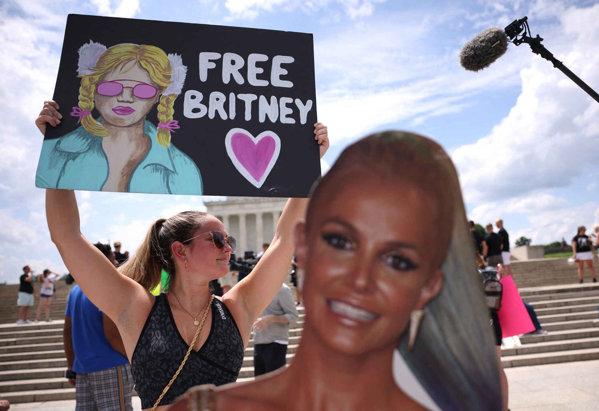 'Free Britney' Rally Held In Washington, DC