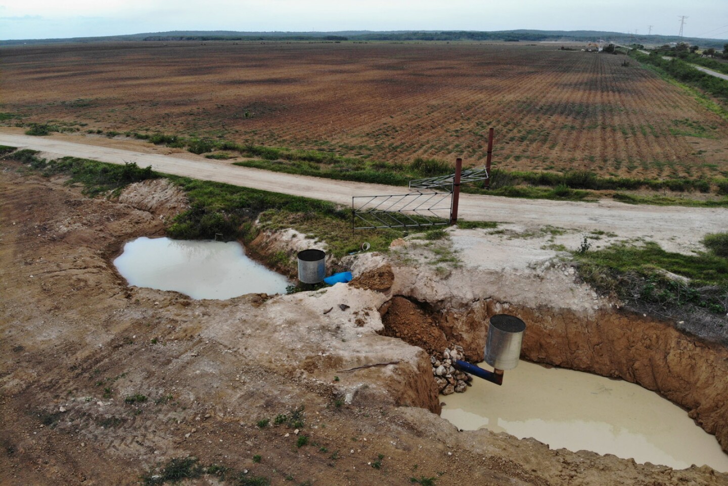 Glifosato contamina pozos de agua