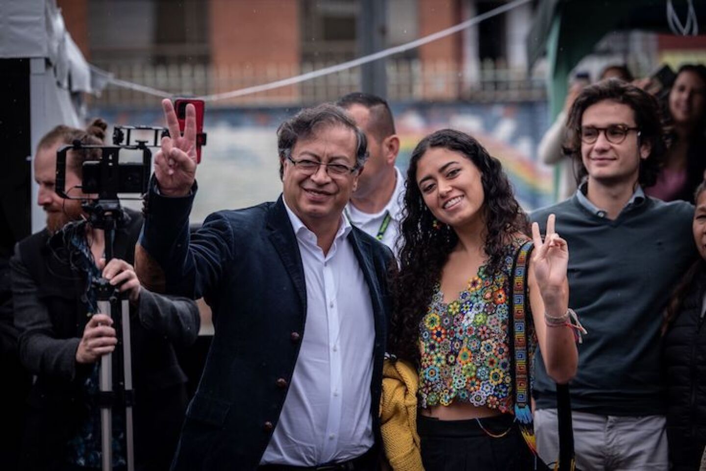 Vota Petro en Bogota