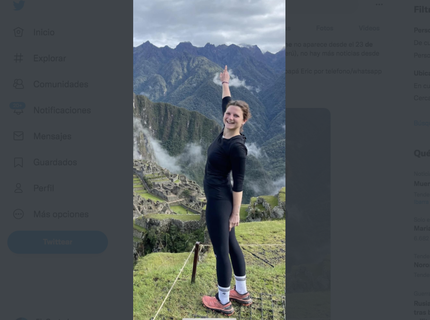 turista belga Perú