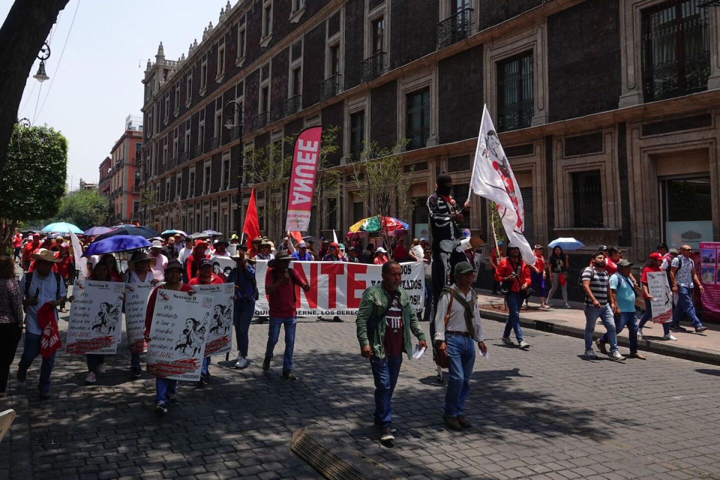 Marcha CNTE Zócalo
