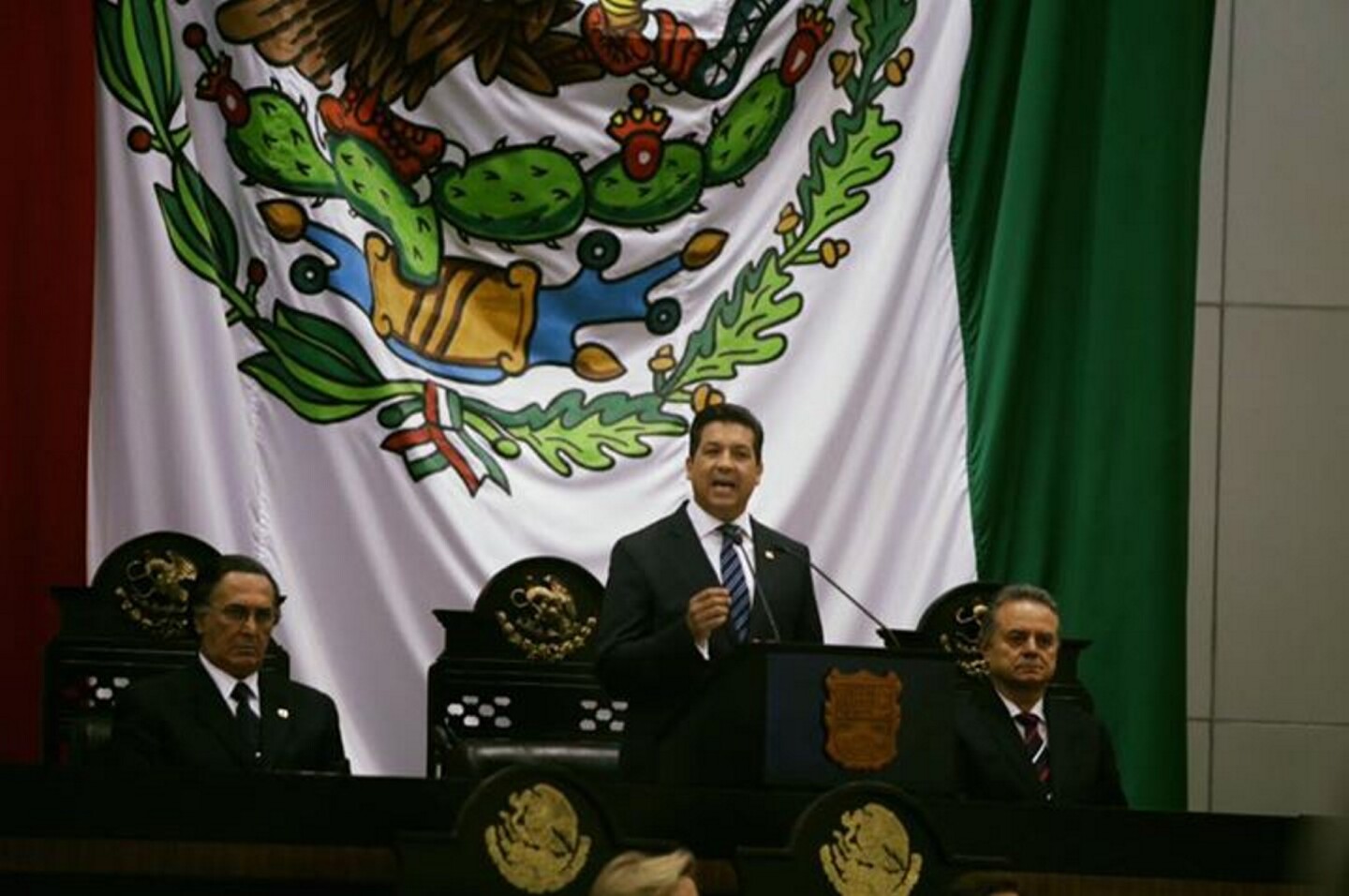 FRANCISCO GARCÍA RINDE PROTESTA COMO GOBERNADOR DE TAMAULIPAS