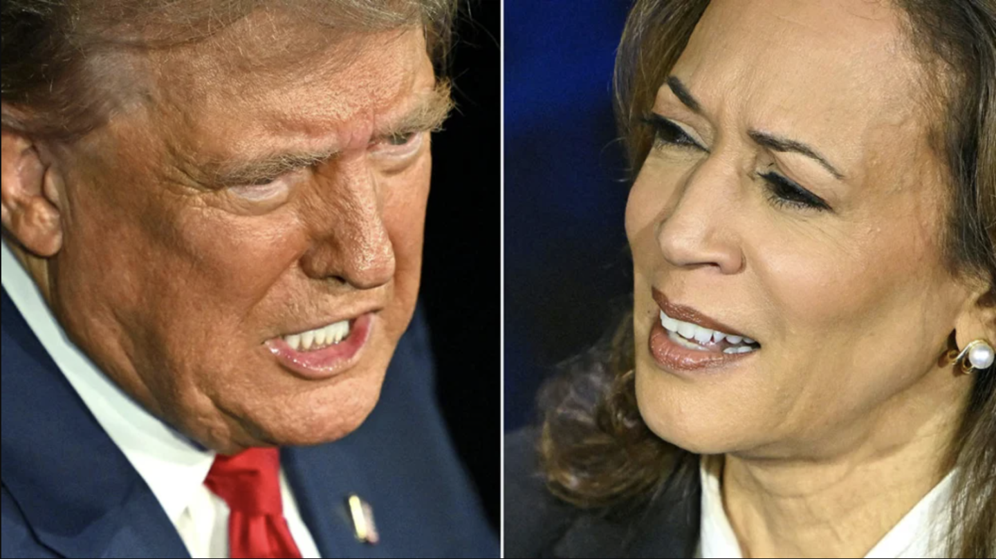 TRUMP Y HARRIS