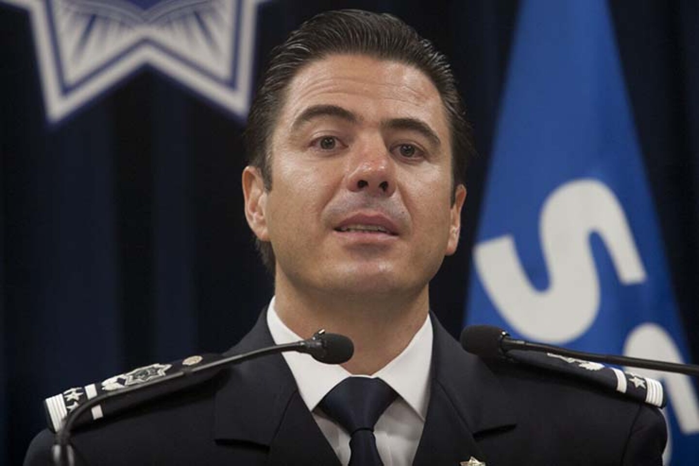 Luis Cárdenas Palomino, jefe de la División de Seguridad Regional de la Policía Federal.