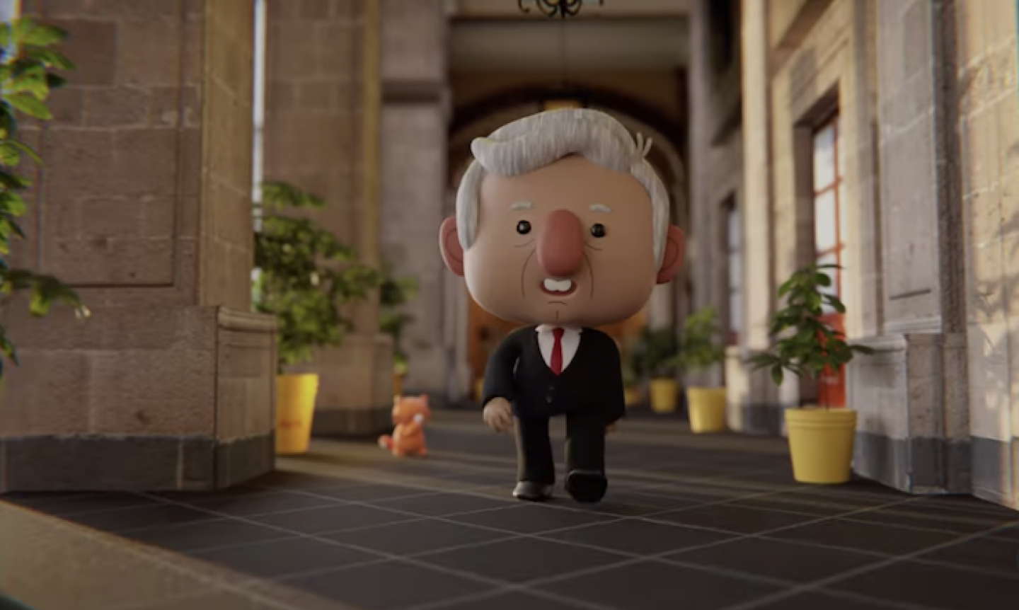 AMLO animado