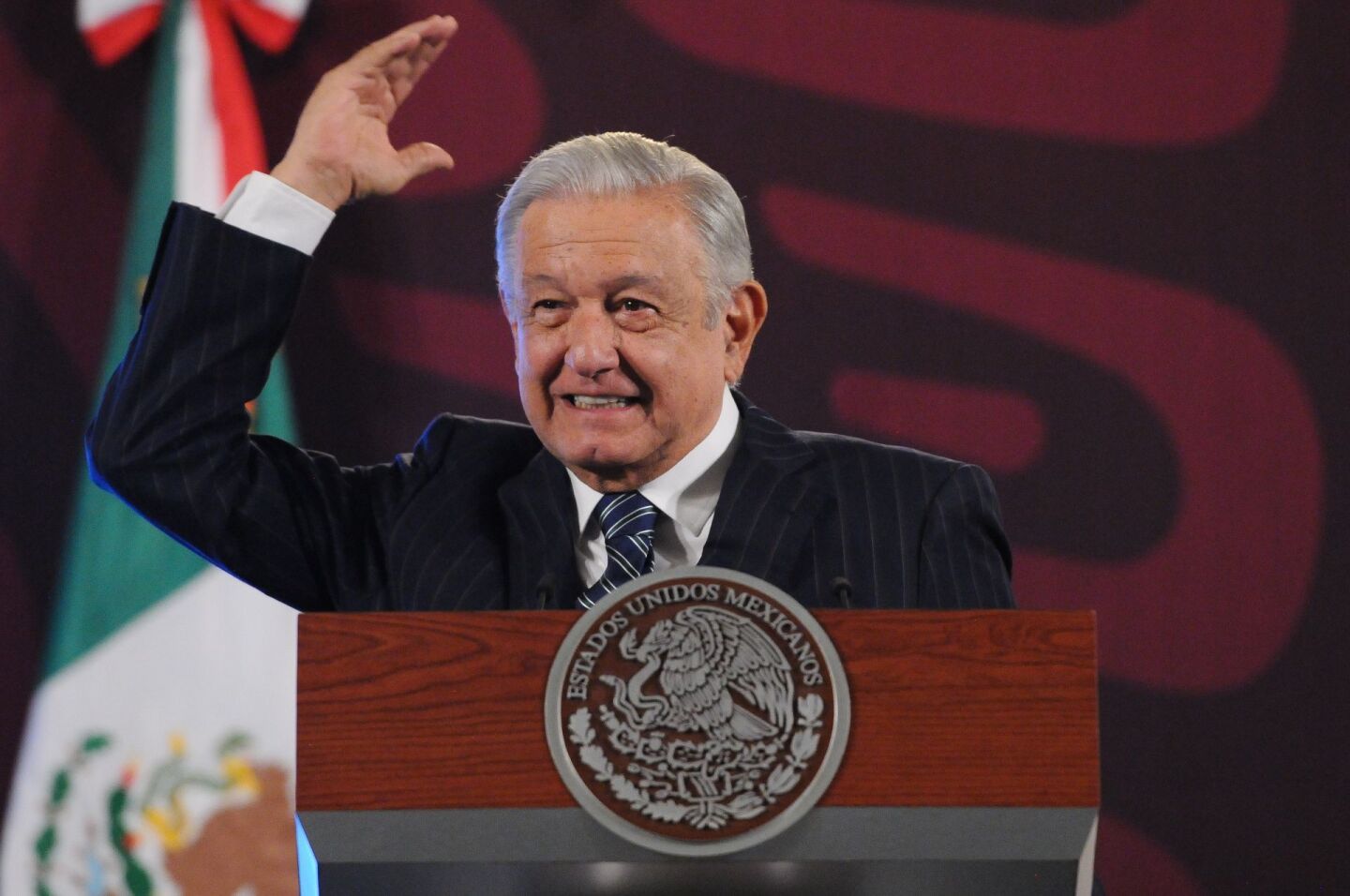 amlo mueca Mañanera Jueves