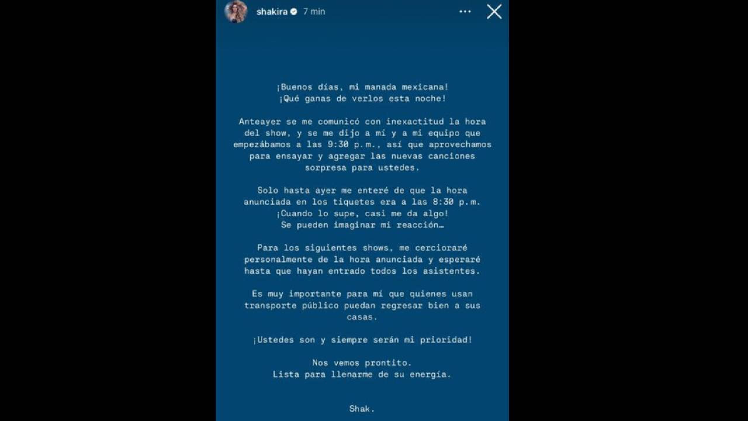 comunicado de shakira.jpg