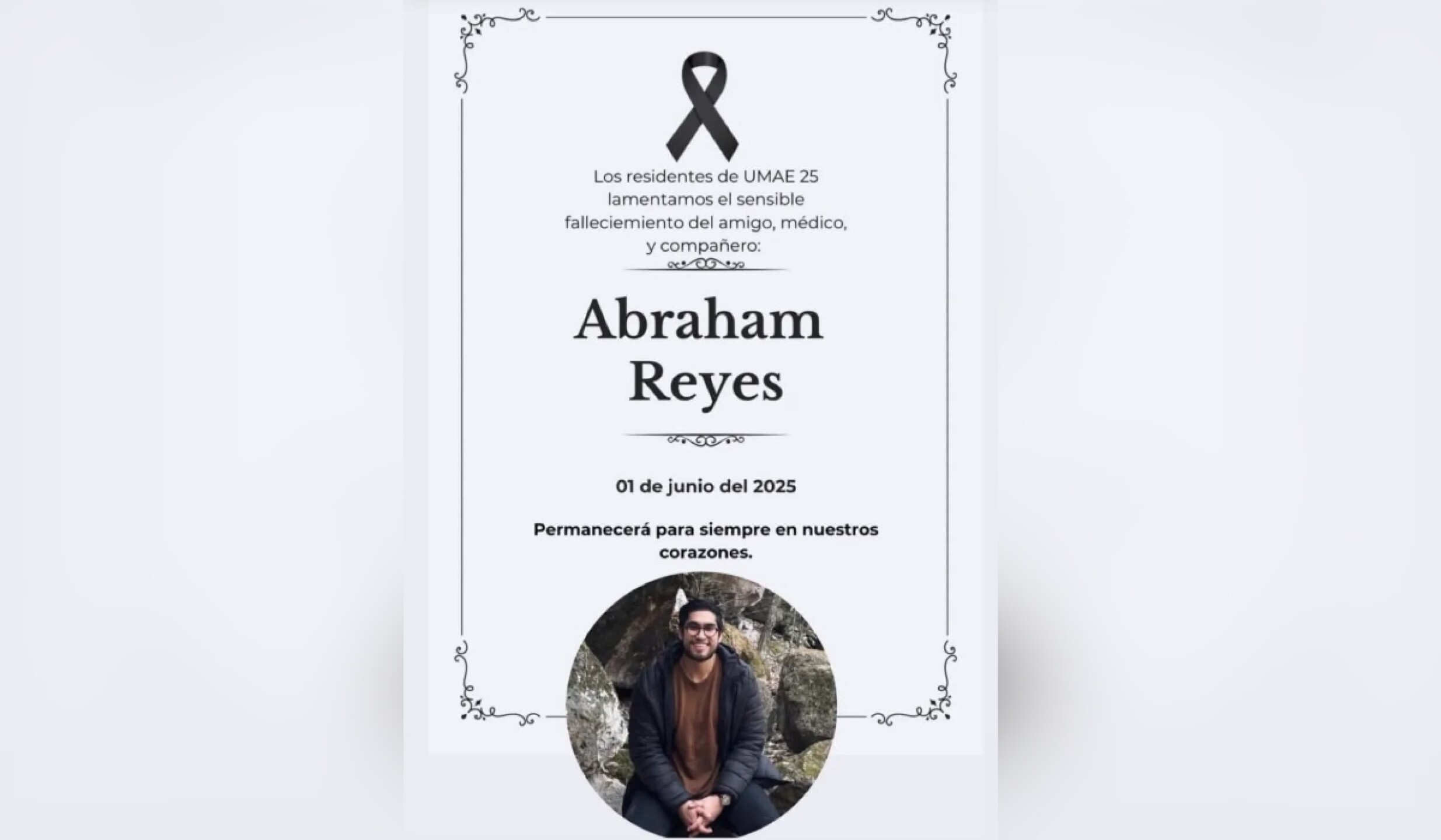Médico residente Abraham Reyes del IMSS Monterrey se suicida tras acoso ...
