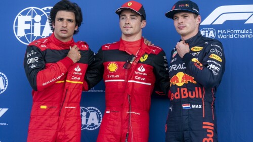 Leclerc y Sainz copan la primera fila para Ferrari en Miami