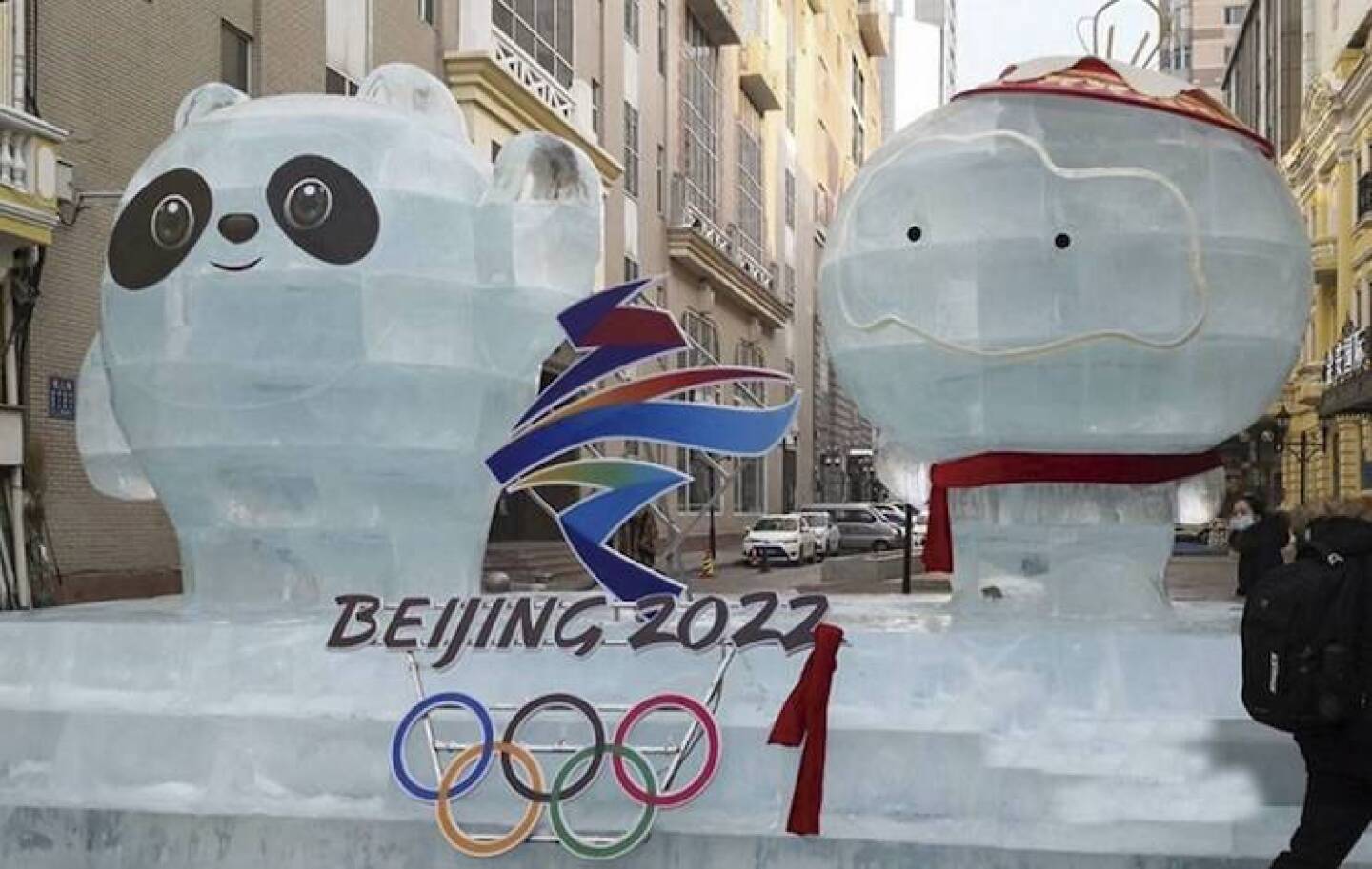 Mascotas de los Juegos Olímpicos de Pekin 2022-AFP