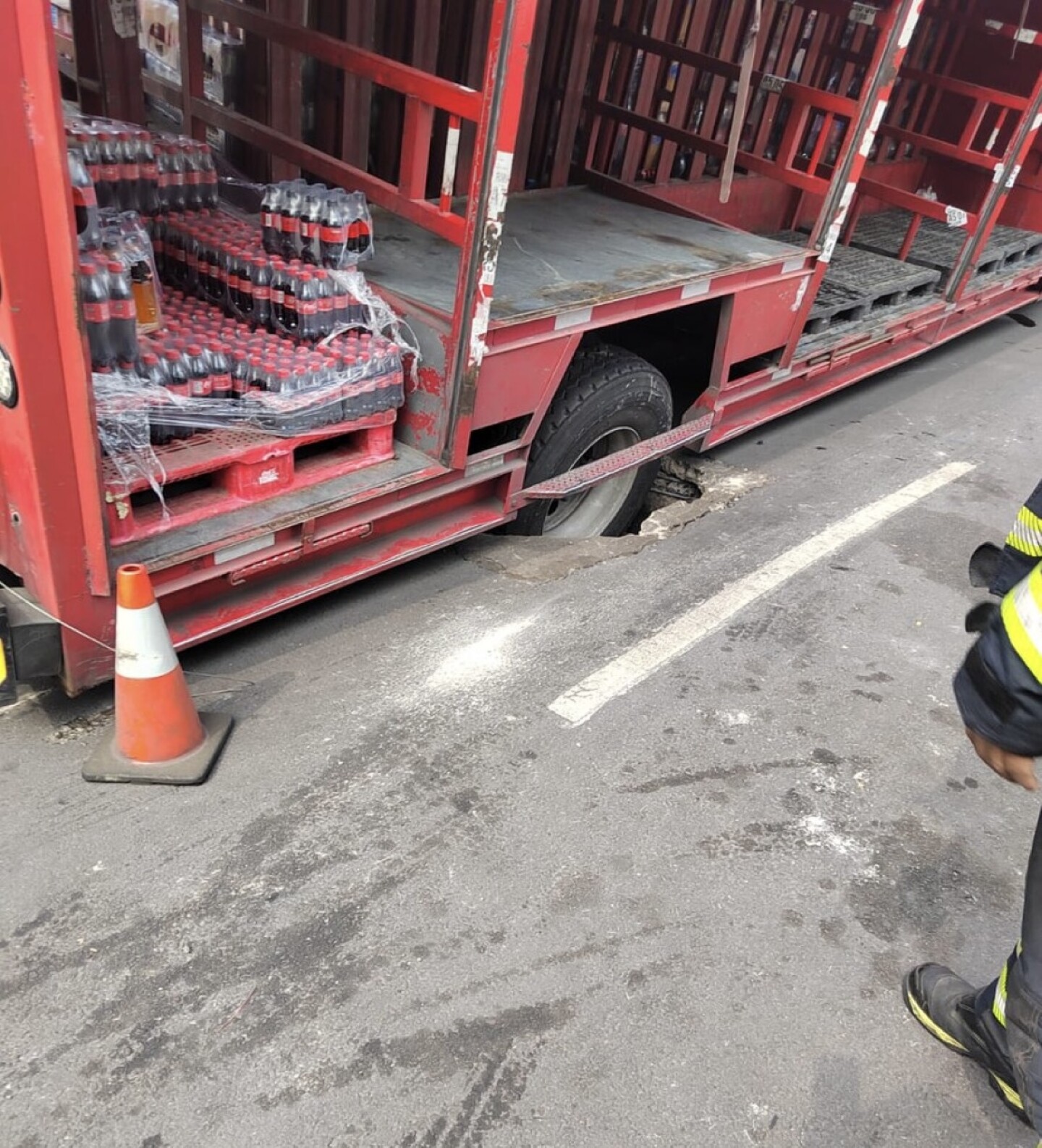 Camión refrescos Álvaro Obregón