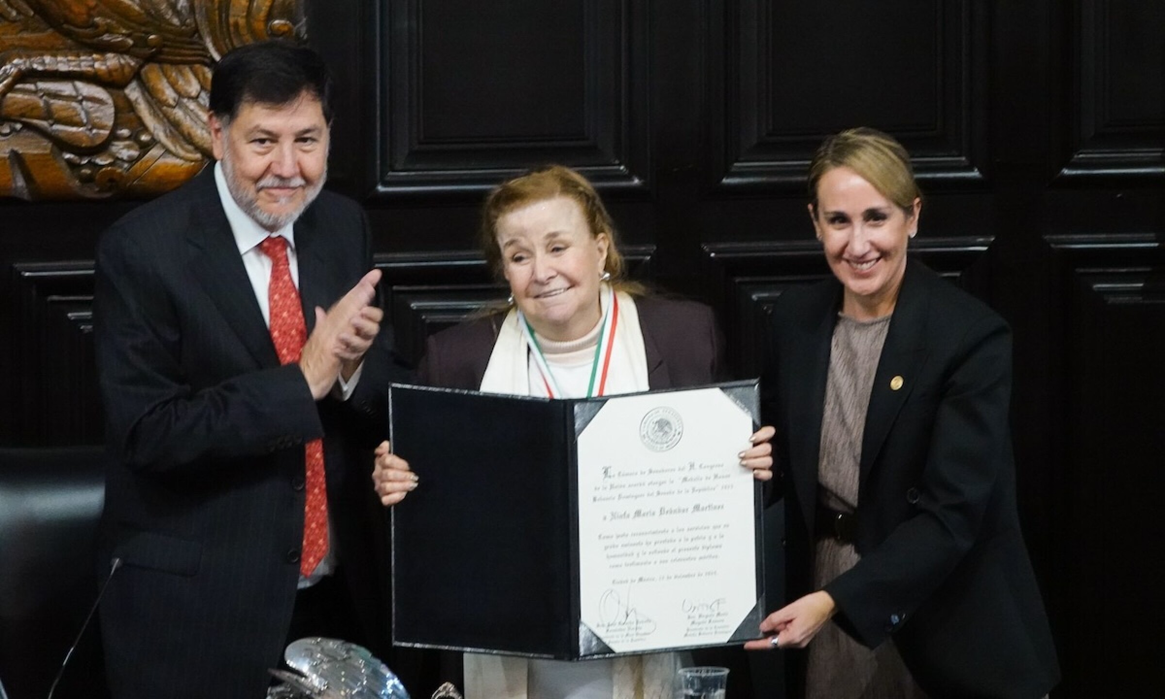 Ninfa María Deándar Medalla Belisario Domínguez -14