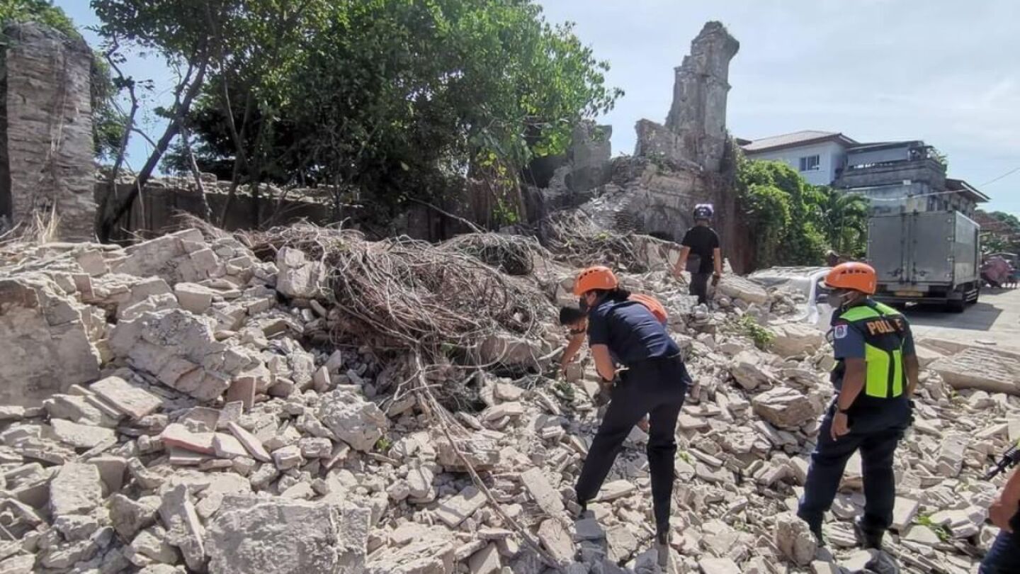 terremoto en Filipinas