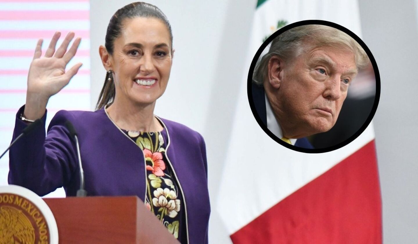 Sheinbaum y Trump
