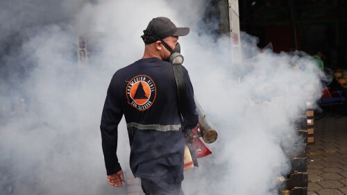 El Salvador intensifica jornadas de fumigación por alza de niños hospitalizados por dengue