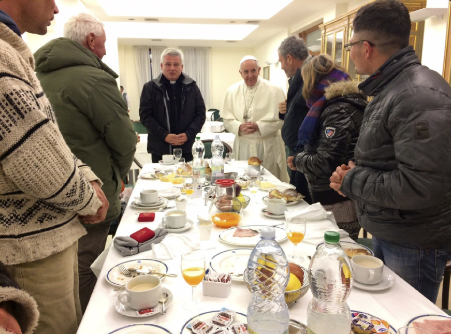 desayuno Papa
