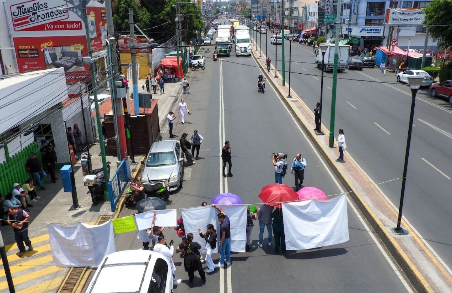 Iztapalapa Bloqueo Médicos
