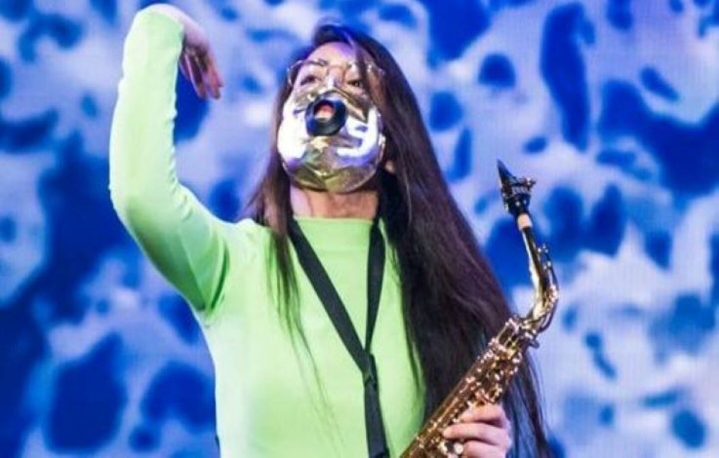 Agresor saxofonista María Elena Ríos