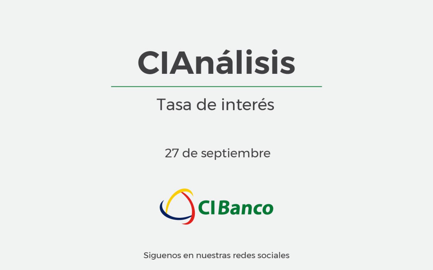 PortadaTasa de interés 27 septiembre