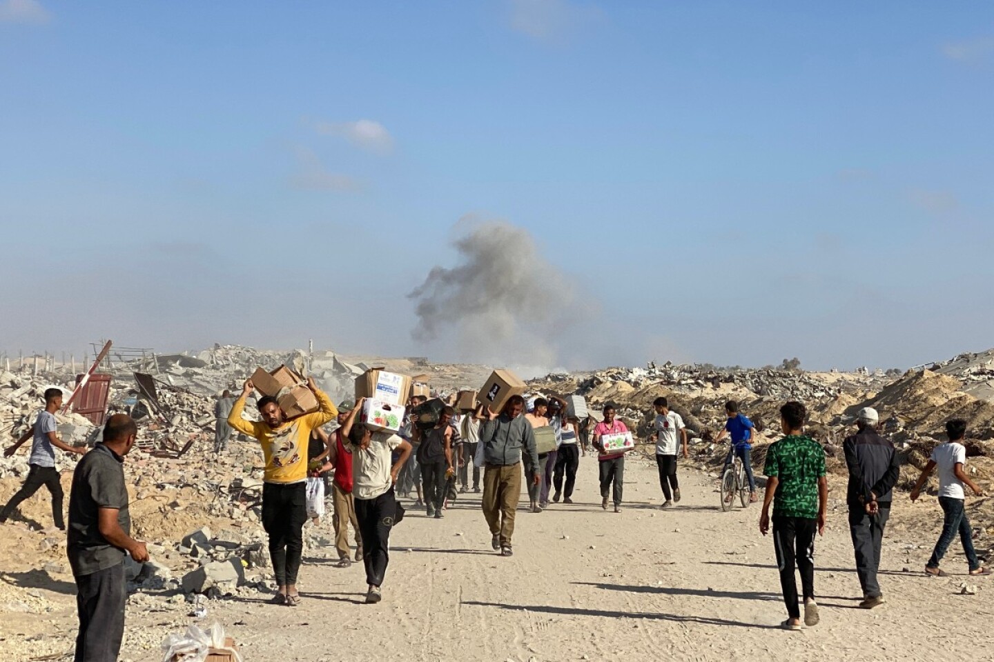 Conflicto por víveres en Gaza