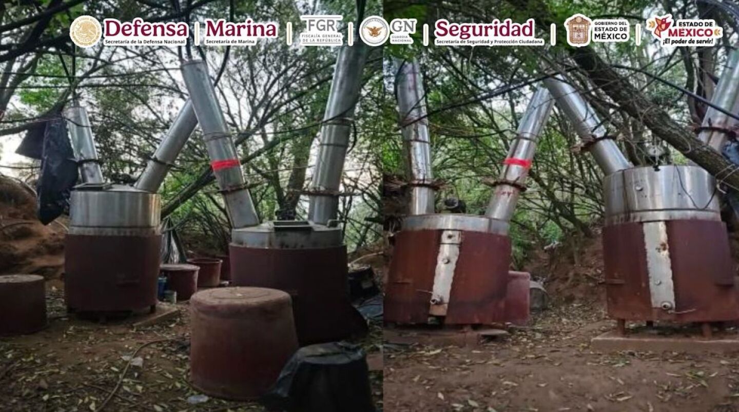 Laboratorio clandestino en Edomex
