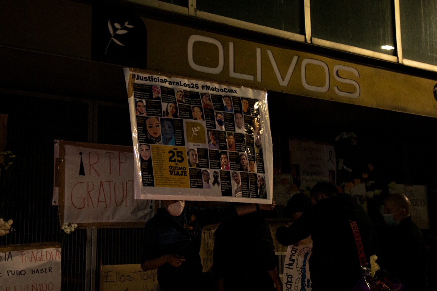metro olivos accidente protesta méxico