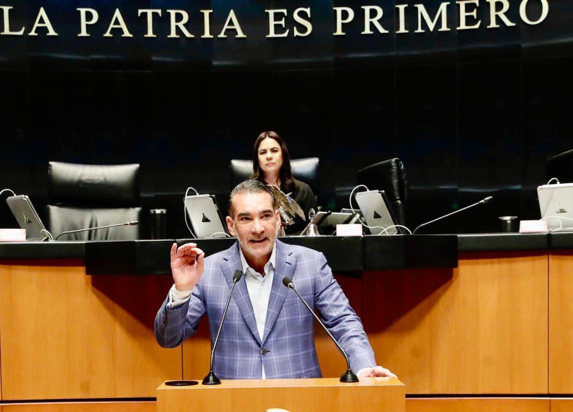 Senador del PVEM, Luis Armando Melgar