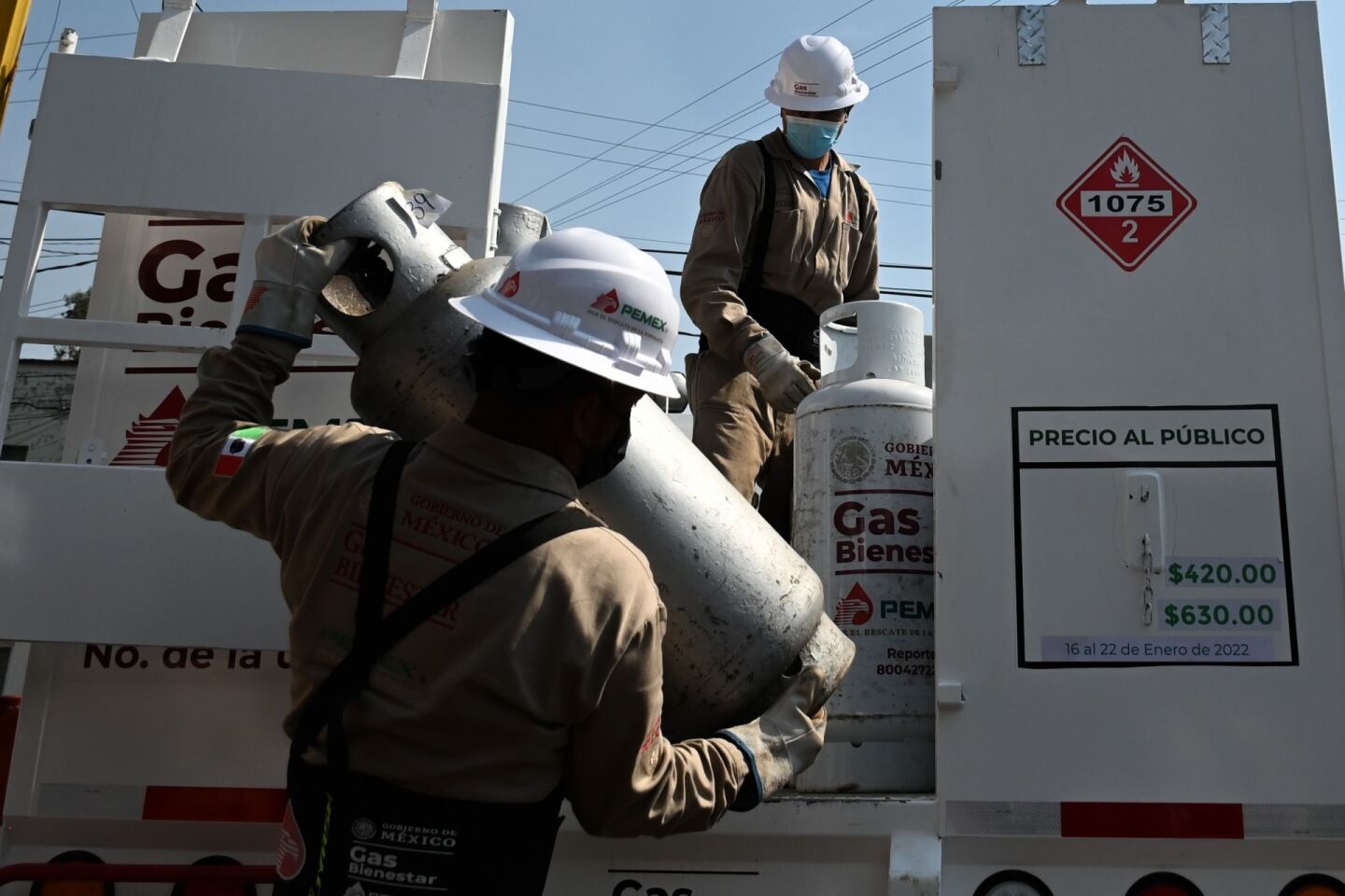 Repartición de Gas Bienestar en la Alcaldía Venustiano Carranza.