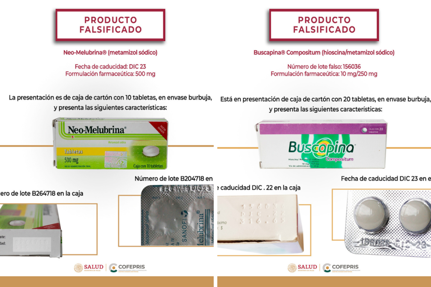 Cofepris medicamentos