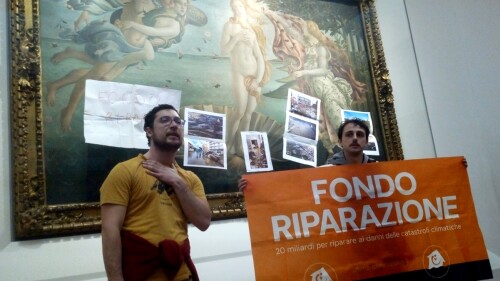 activistas_ambientales_nacimiento_venus_sandro_botticelli_