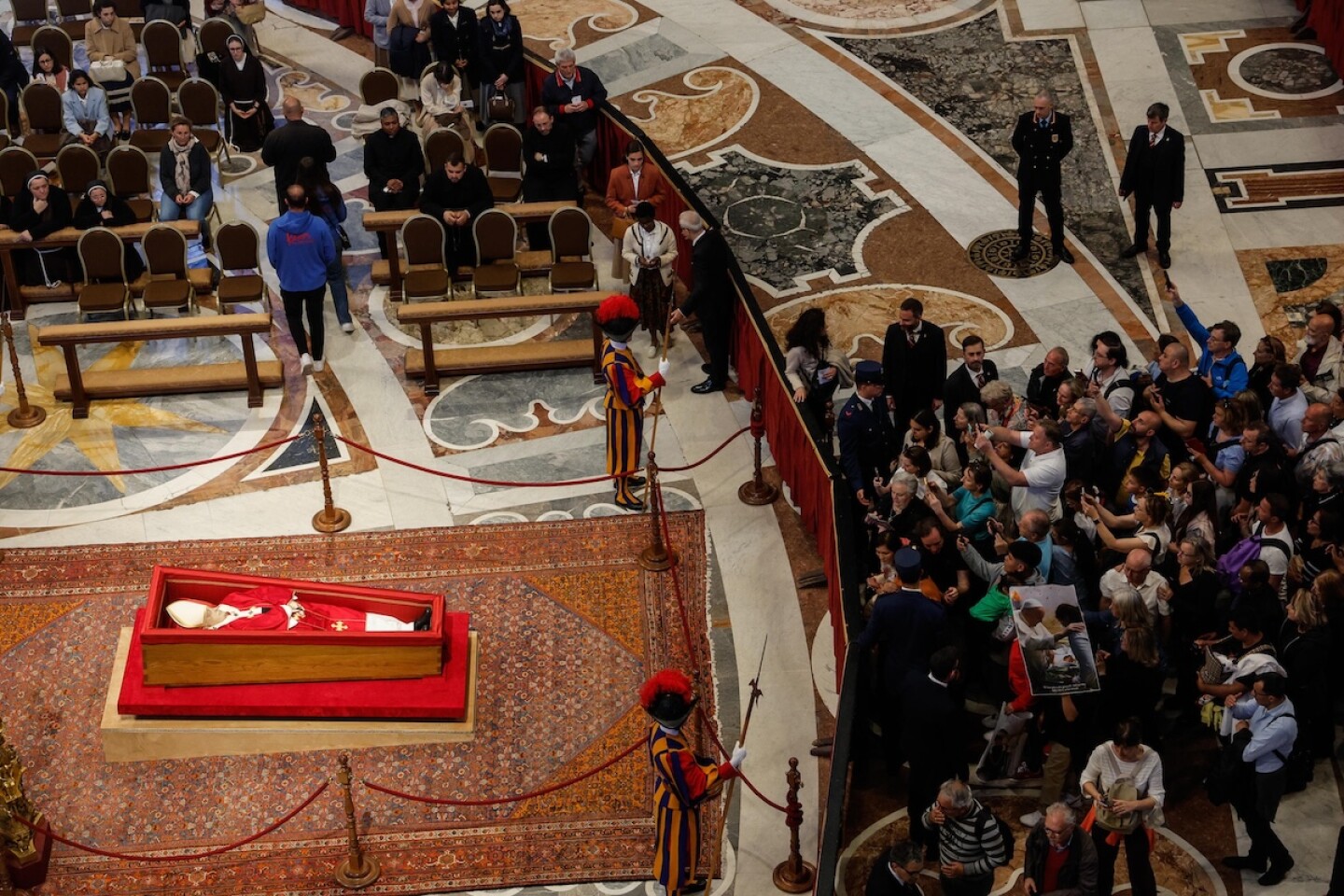 Pope Francis' coffin transferred to St. Peter's Basilica to lie in state ahead of funeral