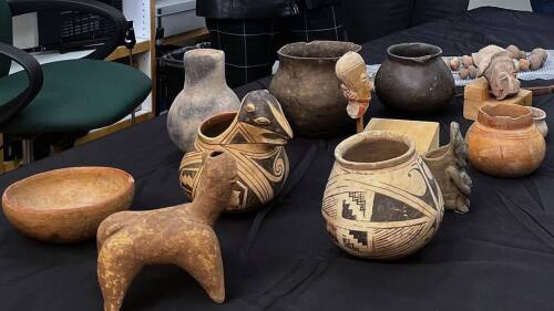 piezas arqueologicas devueltas de nuevo mexico