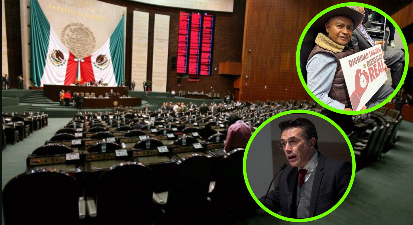 Luis Morales Flores, indígena otomí, rinde protesta en la Cámara de