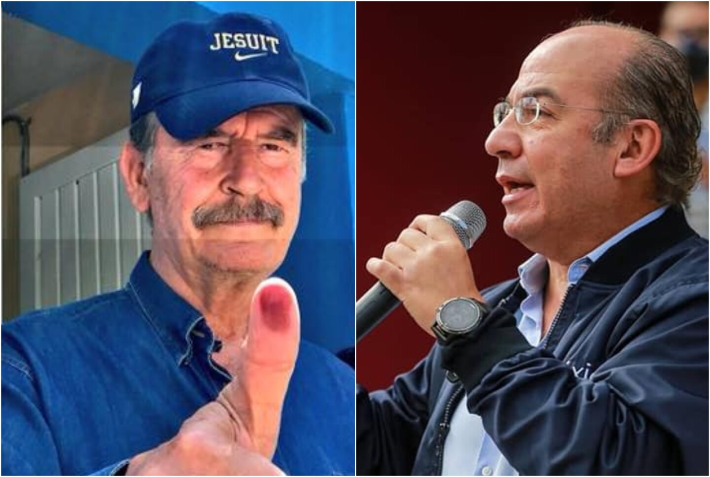 expresidentes Vicente Fox y Felipe Calderón
