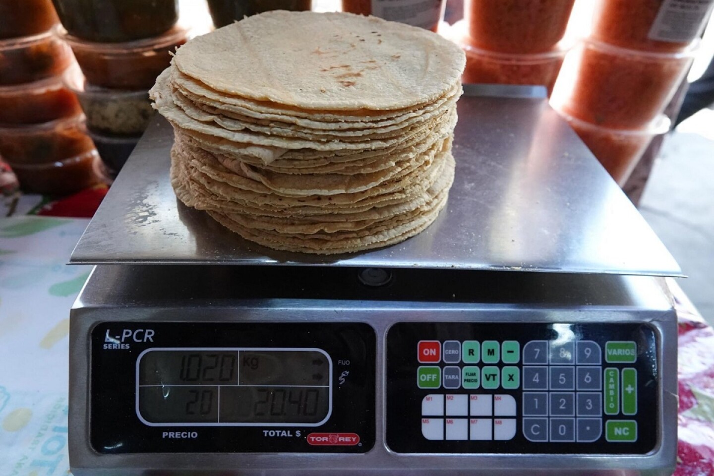 Tortillas precio