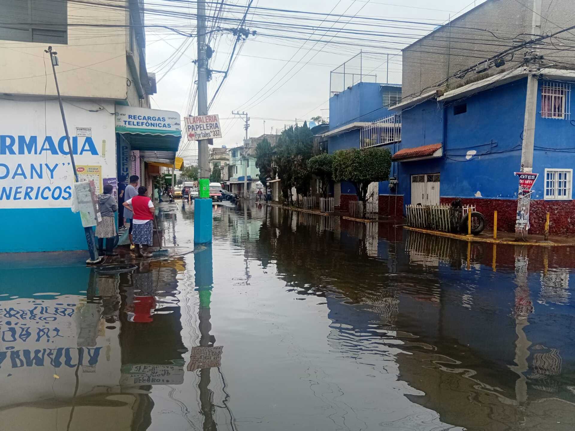 Inundaciones en Nezahualcóyotl