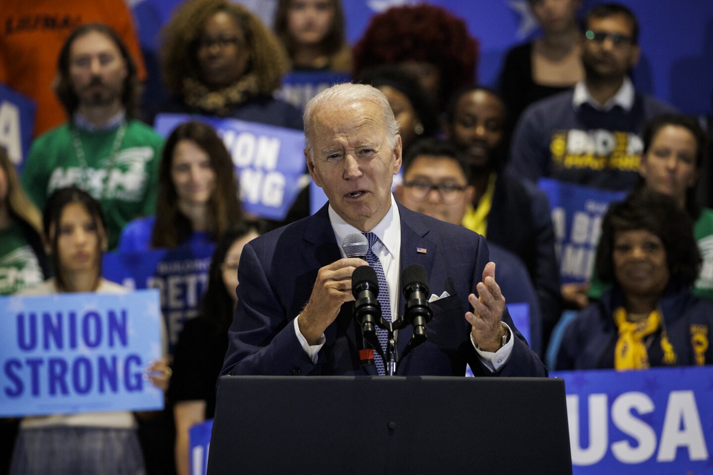 President Biden Delivers Remarks At DNC Event In Washington, DC