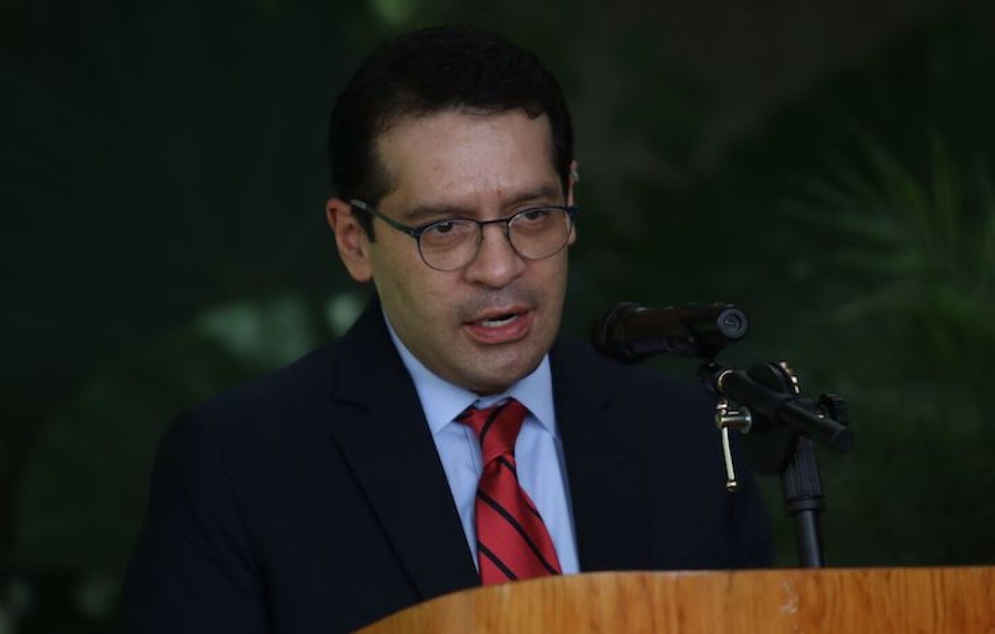 Luis Antonio Ramírez, director general del ISSSTE, durante el Informe de la Fundación Mexicana para la Salud.