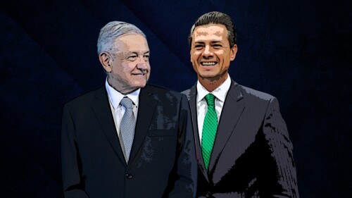 AMLO y PEÑA