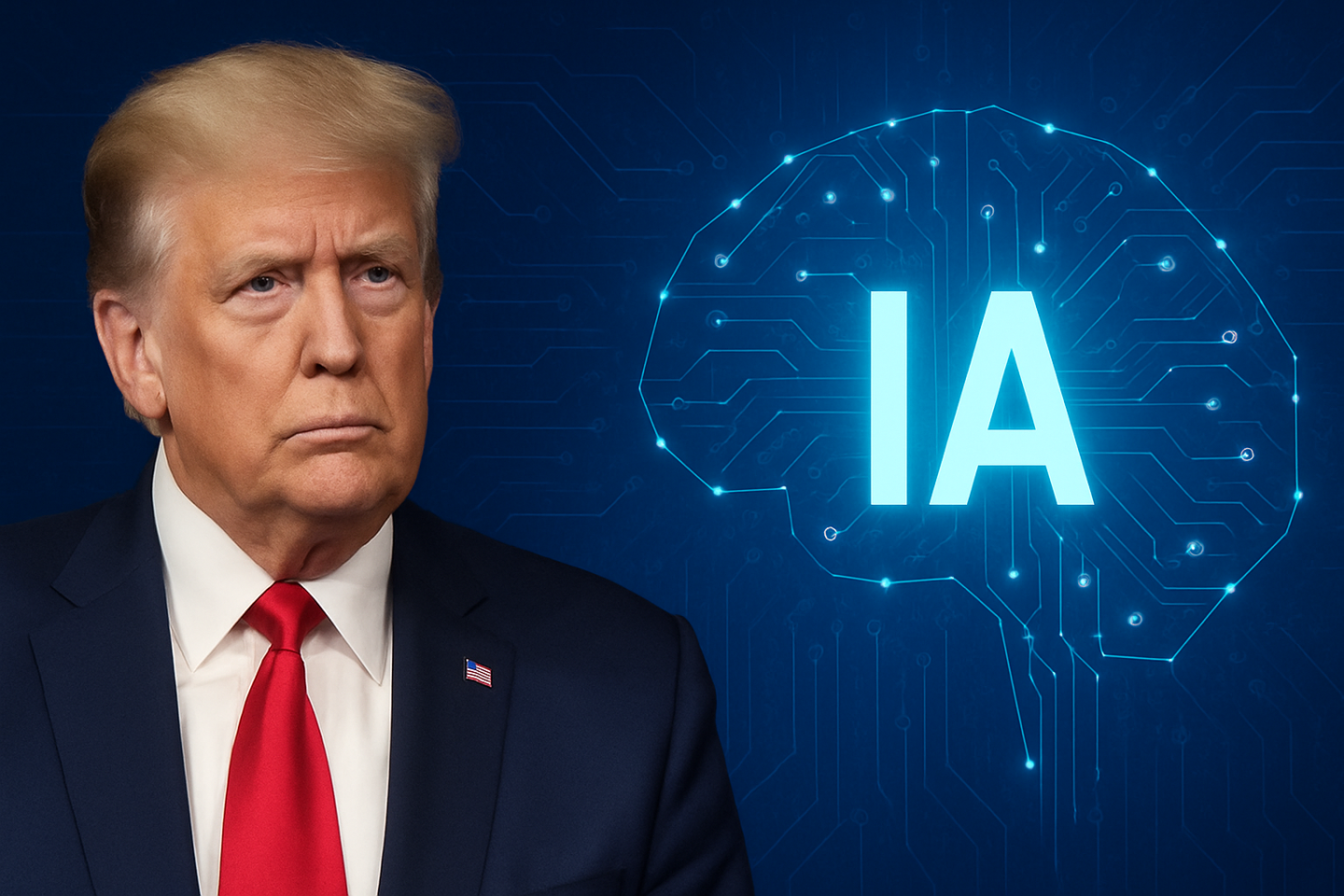 Plan de Donald Trump para fortalecer la Inteligencia Artificial estadounidense
